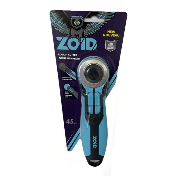 ZOID Tools 45mm Rotary Cutter with Soft-Touch Handle New - Picture 1 of 2